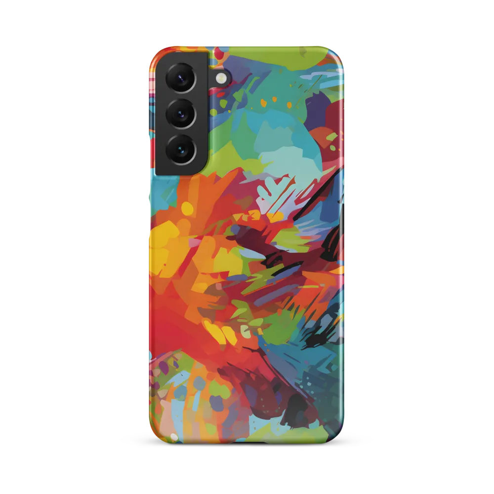 Colorful Lizard: An Abstract Adventure | Phone Case |  S22 Plus | Snap Case | Glossy