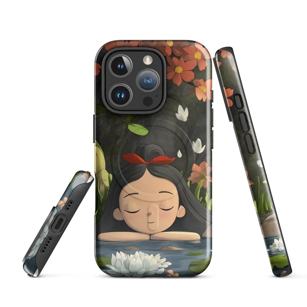 Tranquility by the Waterside | Phone Case |  16 Pro | MagSafe® Tough Case | Glossy
