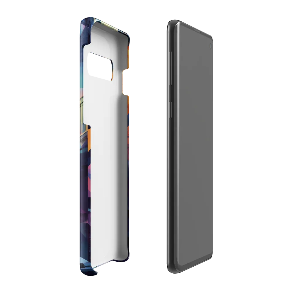 Urban Symphony: A Digital Cityscape | Phone Case |  S10 Plus | Snap Case | Glossy