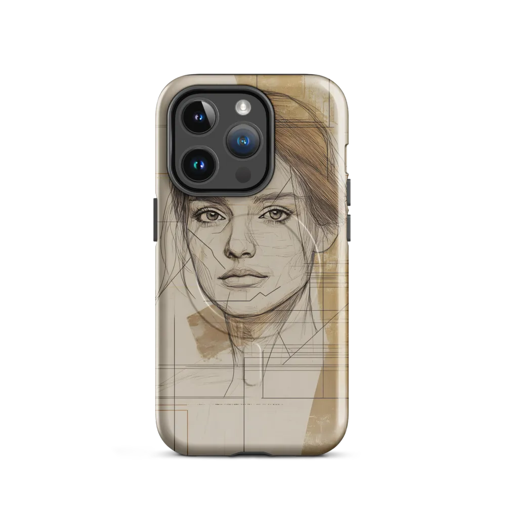 Geometric Elegance: A Modern Portrait