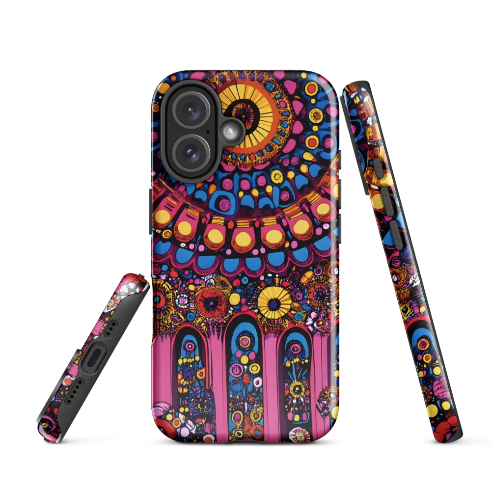 Whimsical Mandala Symphony | Phone Case |  16 | Tough Case | Glossy