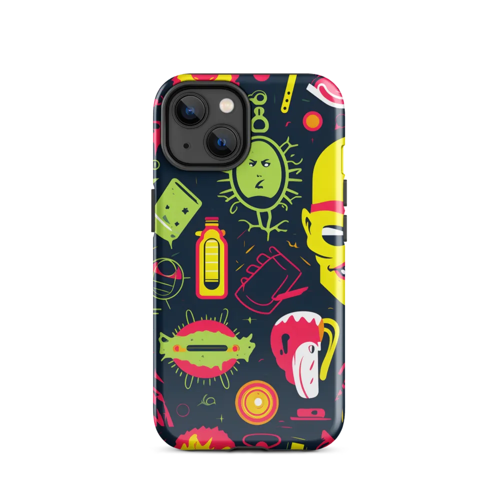 Neon Revelry: A Quirky Exploration of Modern Pop Art
