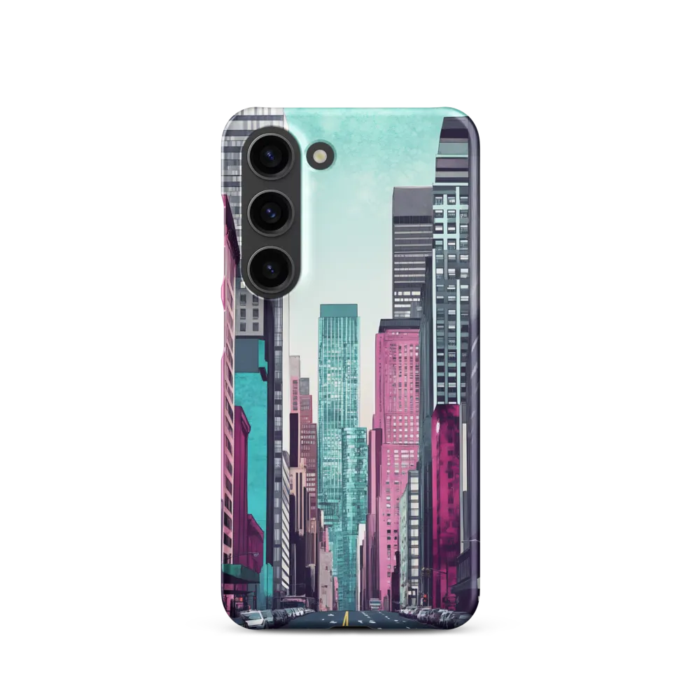 Urban Vibes: A Modern Cityscape | Phone Case |  S23 | Snap Case | Matte