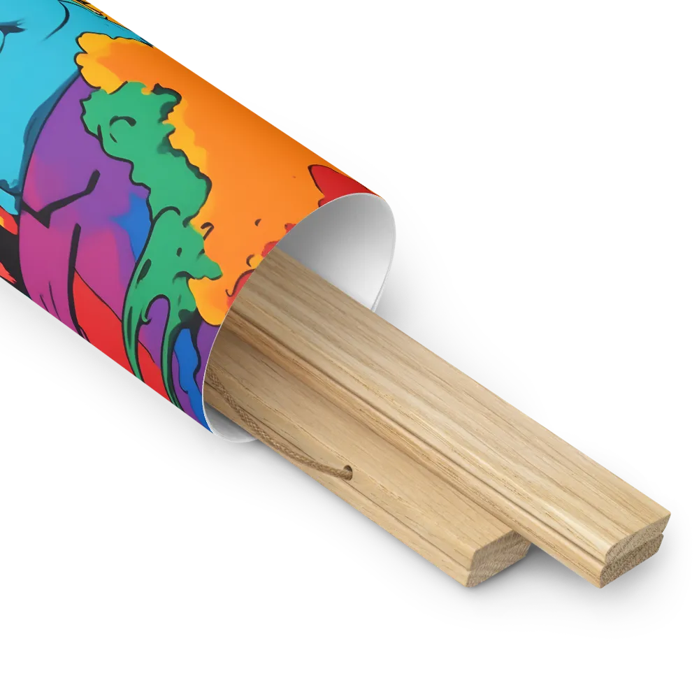The Artist Within | Poster With Oak Wood Hanger | 10″×10″