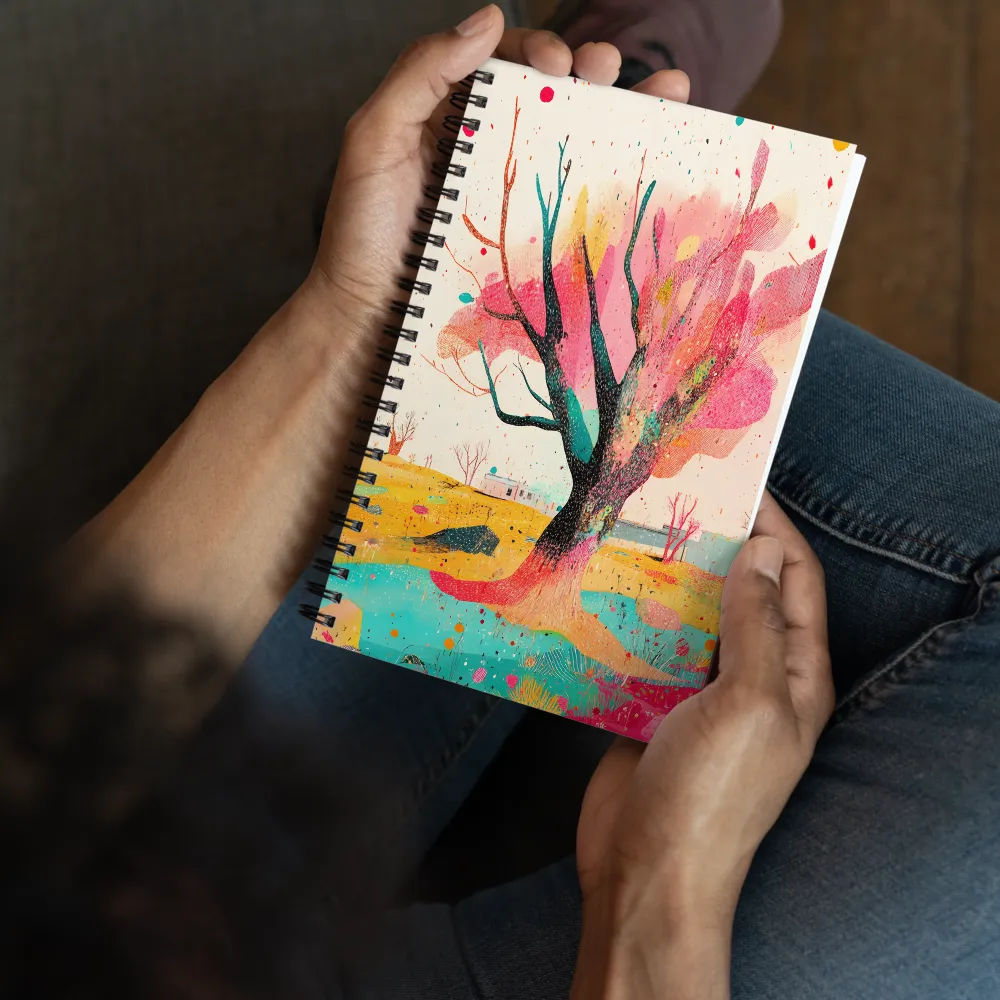 Whispers of a Colorful Tree | Spiral Notebook