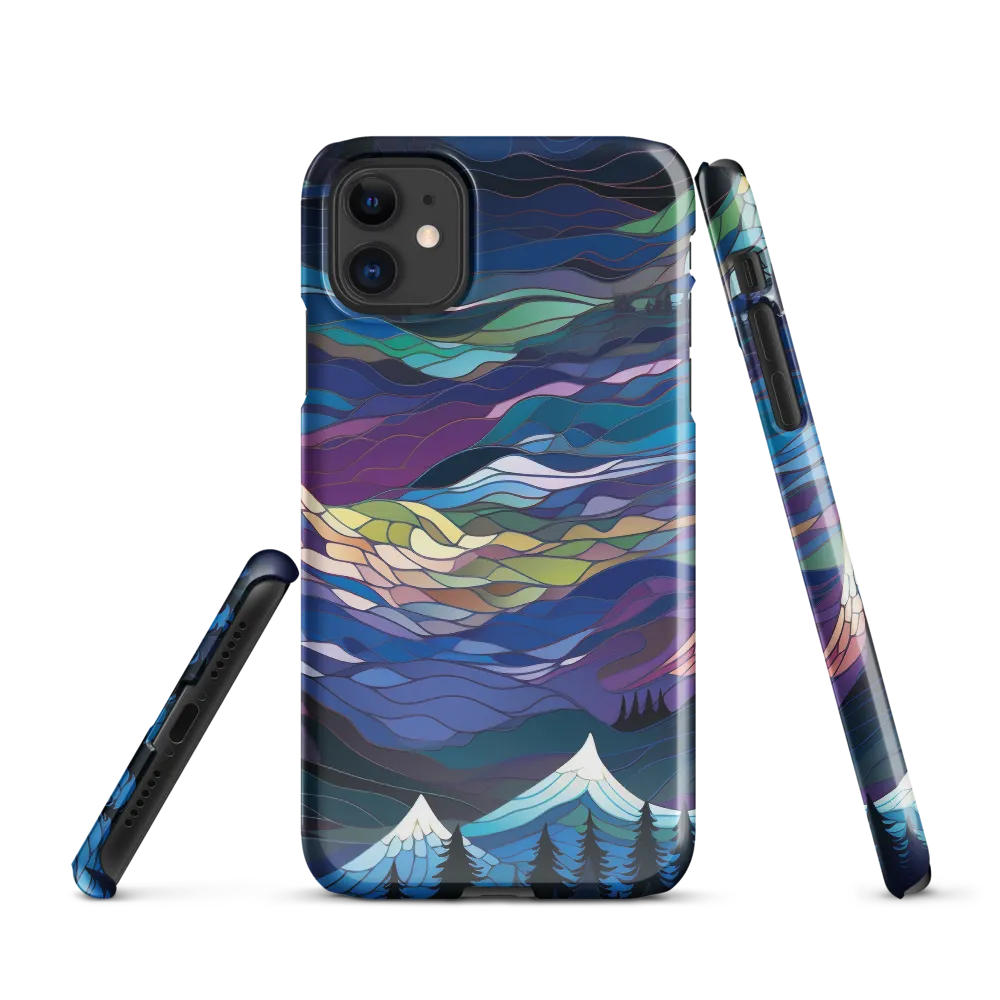 Twilight Peaks: An Abstract Mountain Landscape