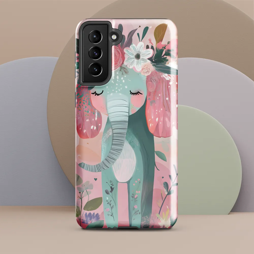 Whimsical Elephant in Bloom
