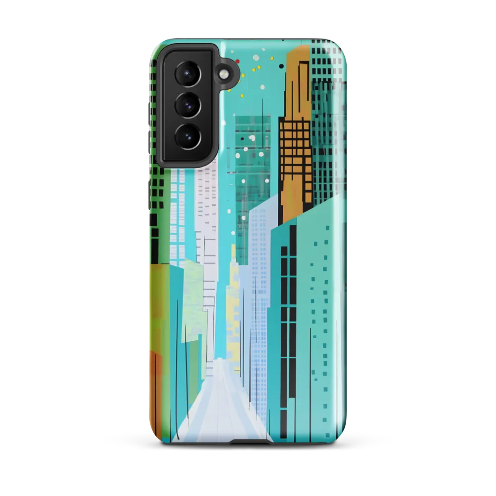 Urban Symphony in Turquoise