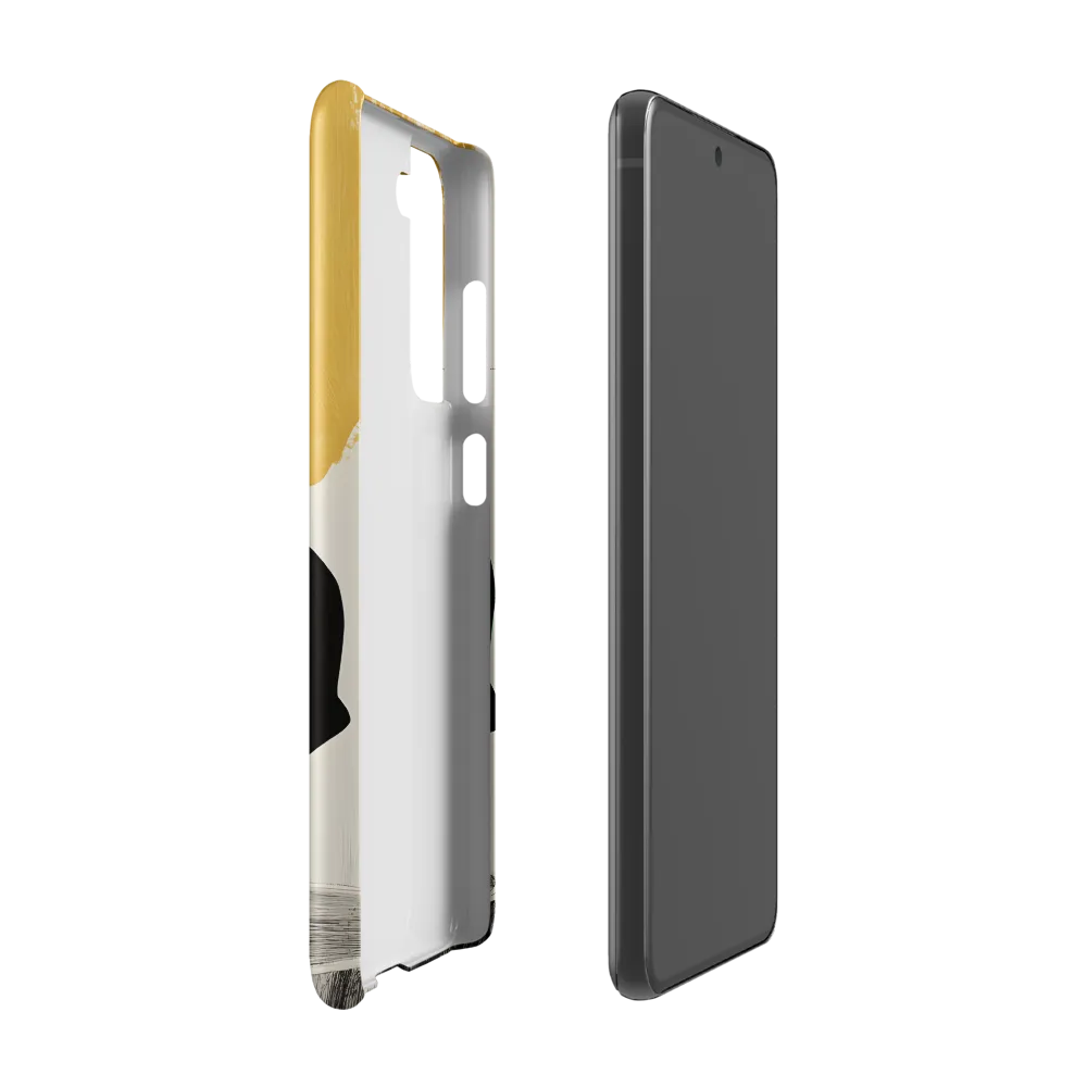 Golden Serenity: A Minimalist Portrait