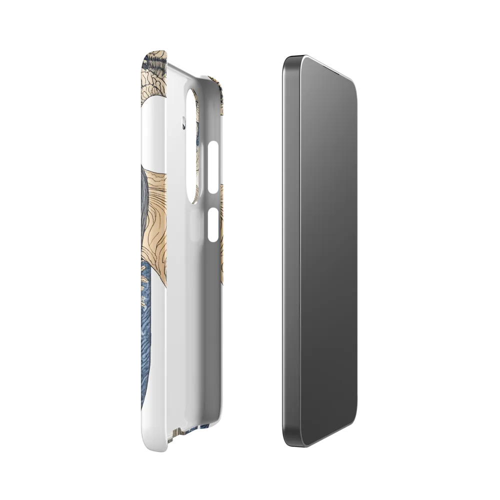 Ethereal Gaze of the Ram | Phone Case |  S24 | Snap Case | Matte