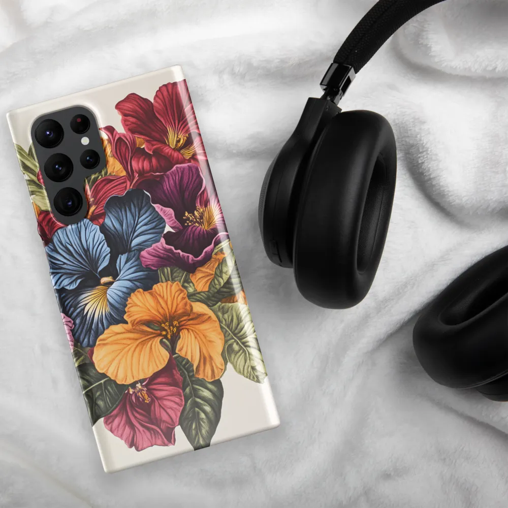 Floral Symphony in Color | Phone Case |  S22 Ultra | Snap Case | Glossy