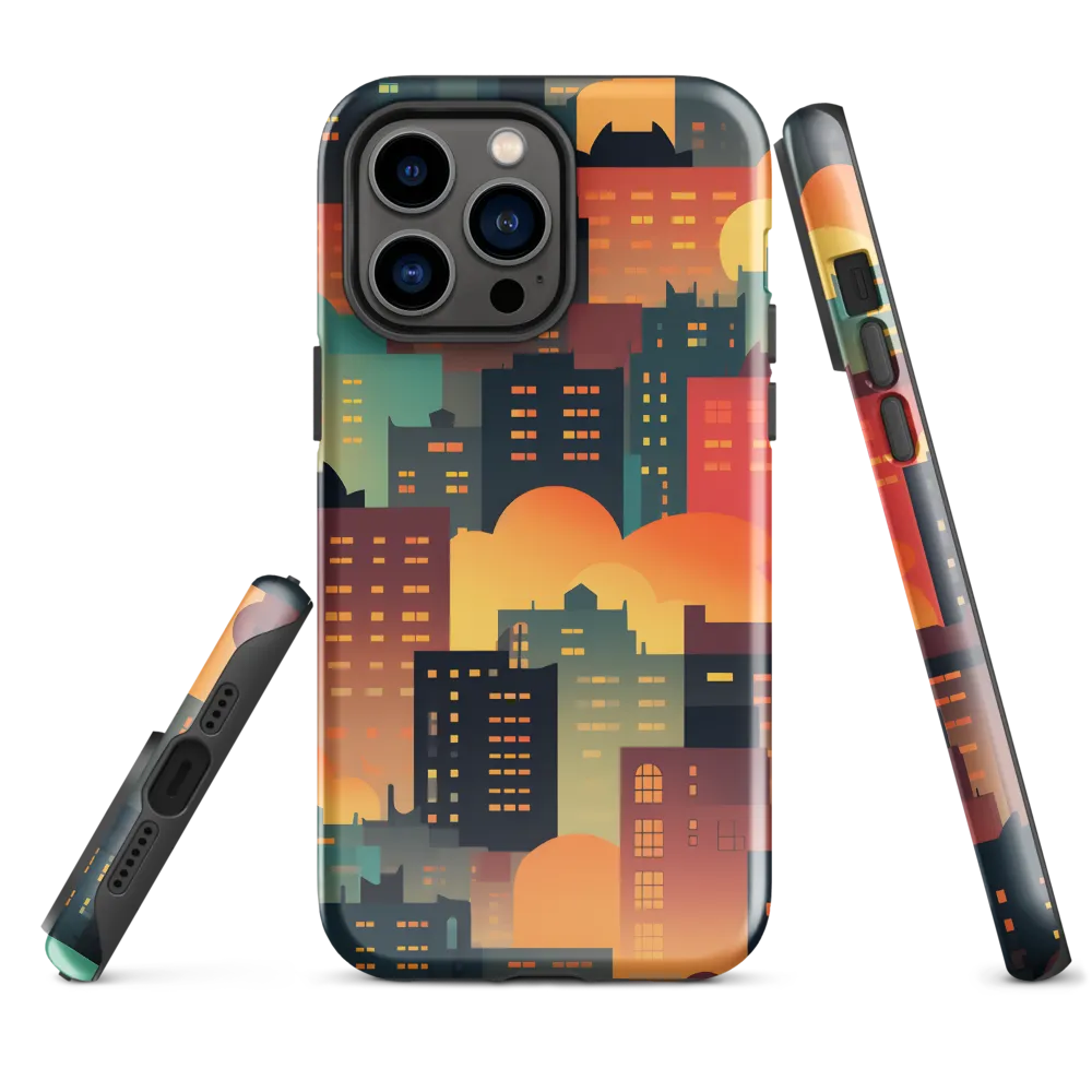 Twilight in the Concrete Jungle | Phone Case |  14 Pro Max | Tough Case | Glossy