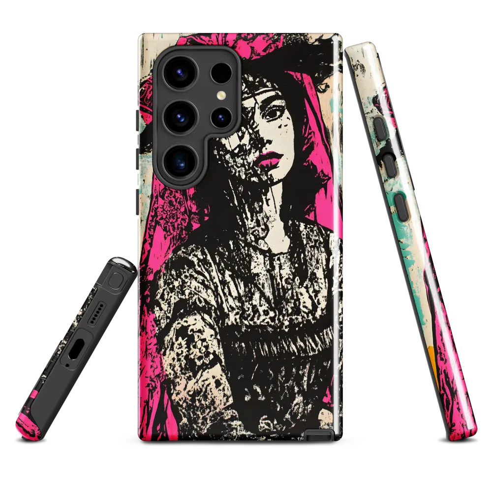 Veiled Beauty | Phone Case |  S24 Ultra | Tough Case | Glossy
