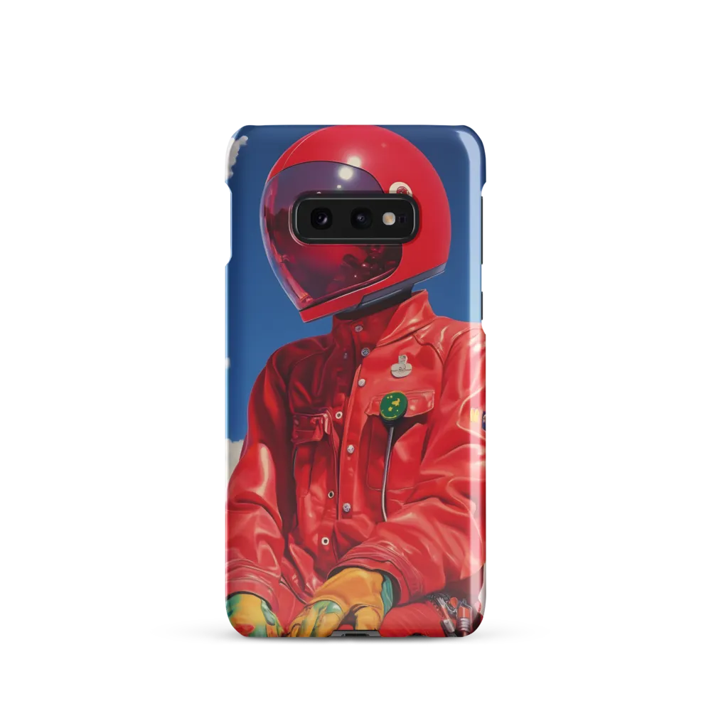 Astronaut in Crimson