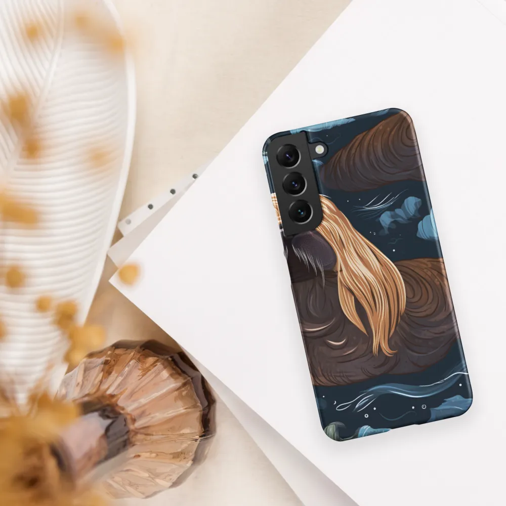 Whimsical Walruses in Deep Blue