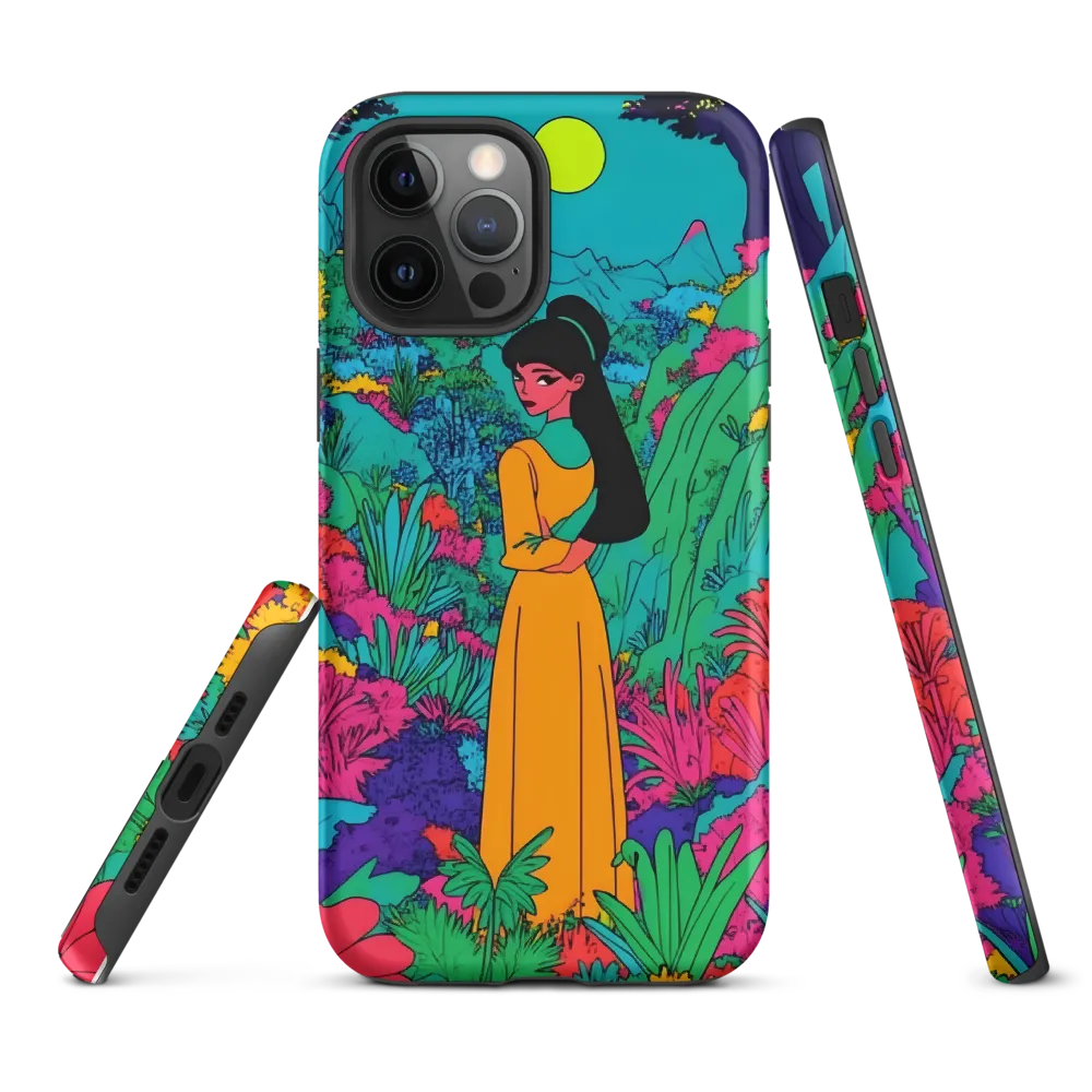 Ethereal Serenity in a Psychedelic Landscape