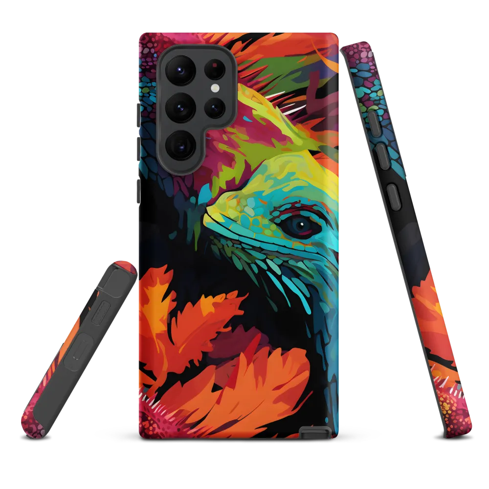 Vibrant Reptilian Harmony | Phone Case |  S22 Ultra | Tough Case | Matte