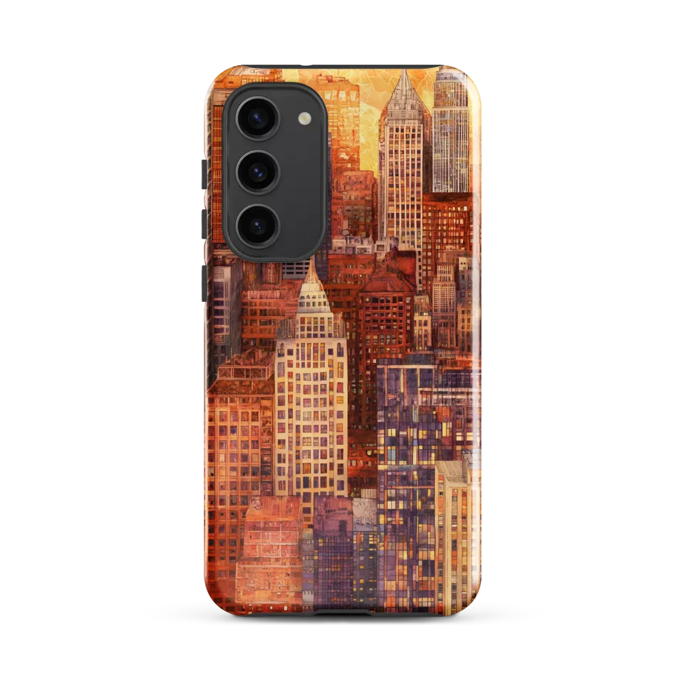 Golden Hour Over the City | Phone Case |  S23 Plus | Tough Case | Glossy