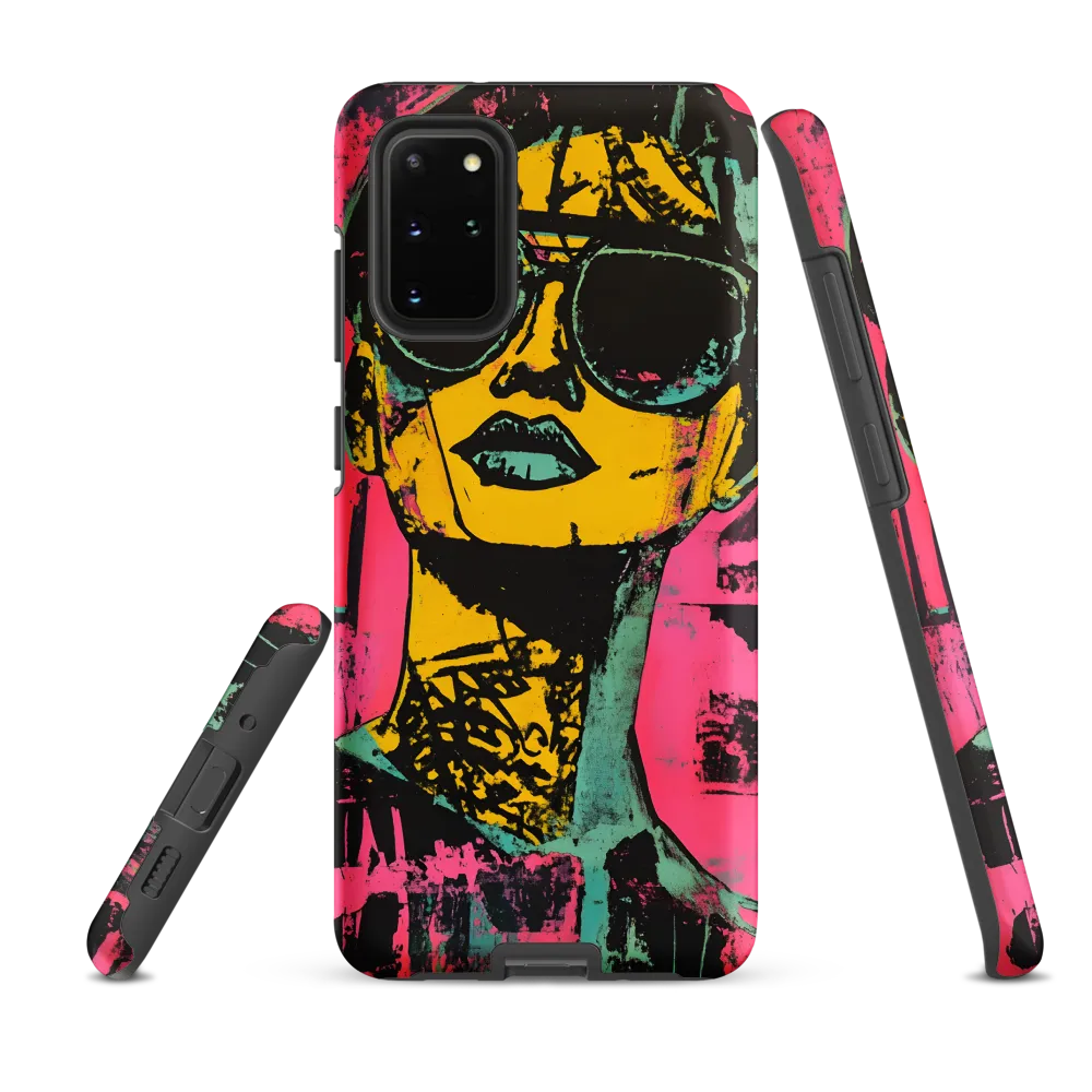 Confident Portrait in Neon Colors