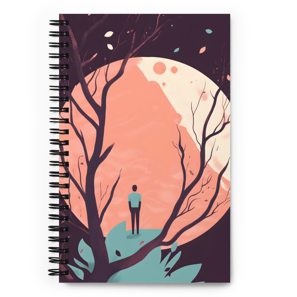 Silent Contemplation | Spiral Notebook