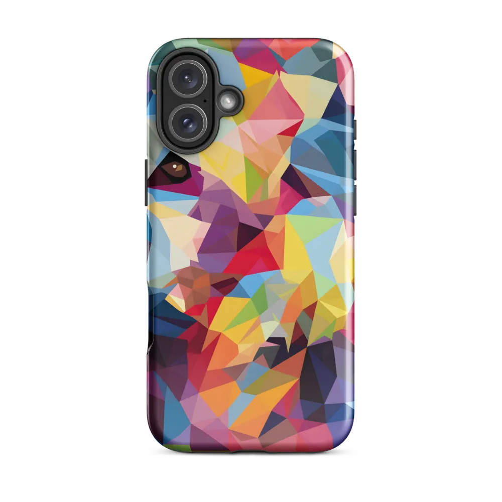 Playful Geometry: The Bear's Face | Phone Case |  16 Plus | Tough Case | Glossy