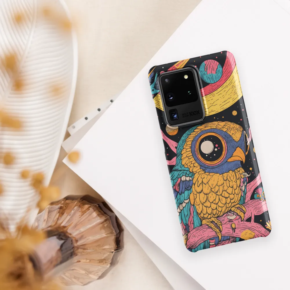 Whimsical Cosmic Owl