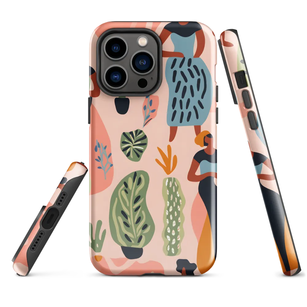 Harmony of Nature and Femininity | Phone Case |  14 Pro Max | Tough Case | Glossy