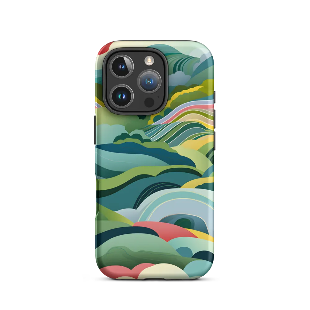 Waves of Serenity | Phone Case |  16 Pro | Tough Case | Matte