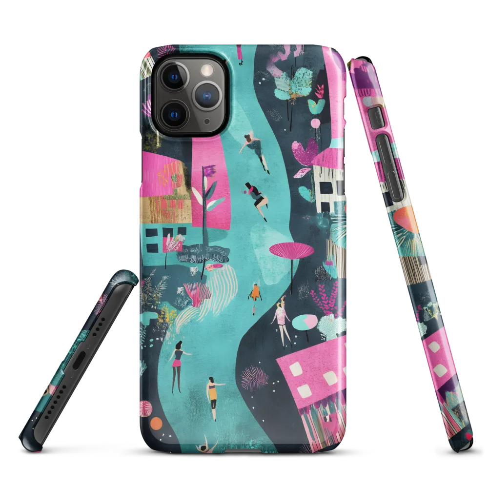 Whimsical Journey Through a Vibrant Landscape | Phone Case |  11 Pro Max | Snap Case | Glossy