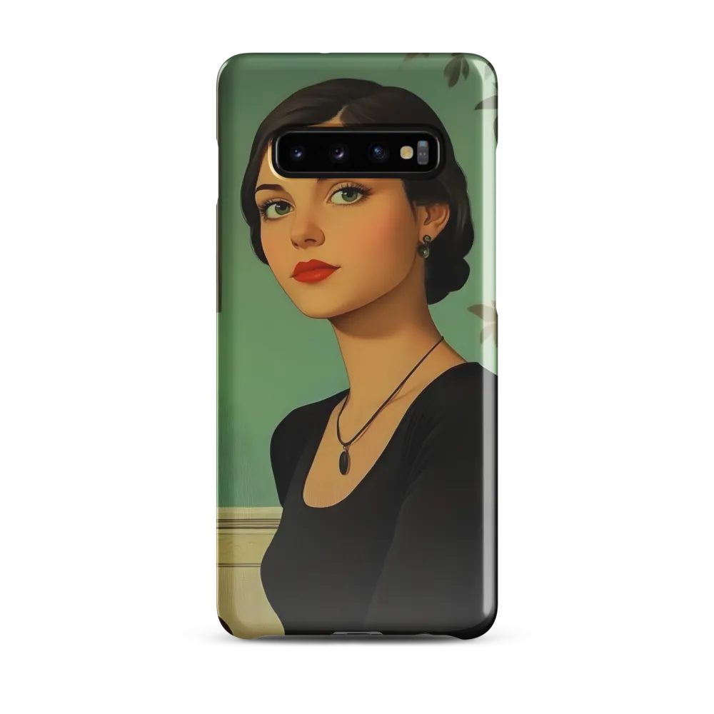 Serenity in Green | Phone Case |  S10 Plus | Snap Case | Glossy