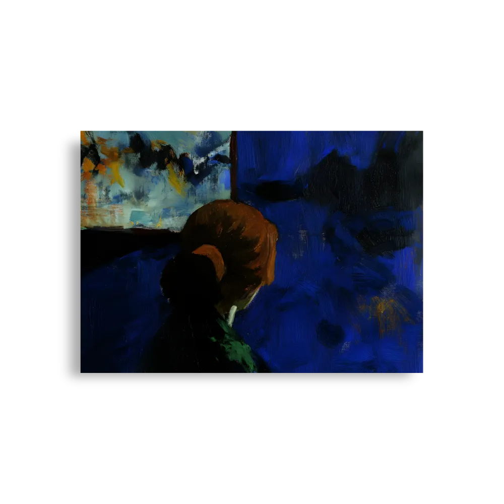 Contemplation Under the Night Sky | Poster | A1 (23.3″×33.1″)