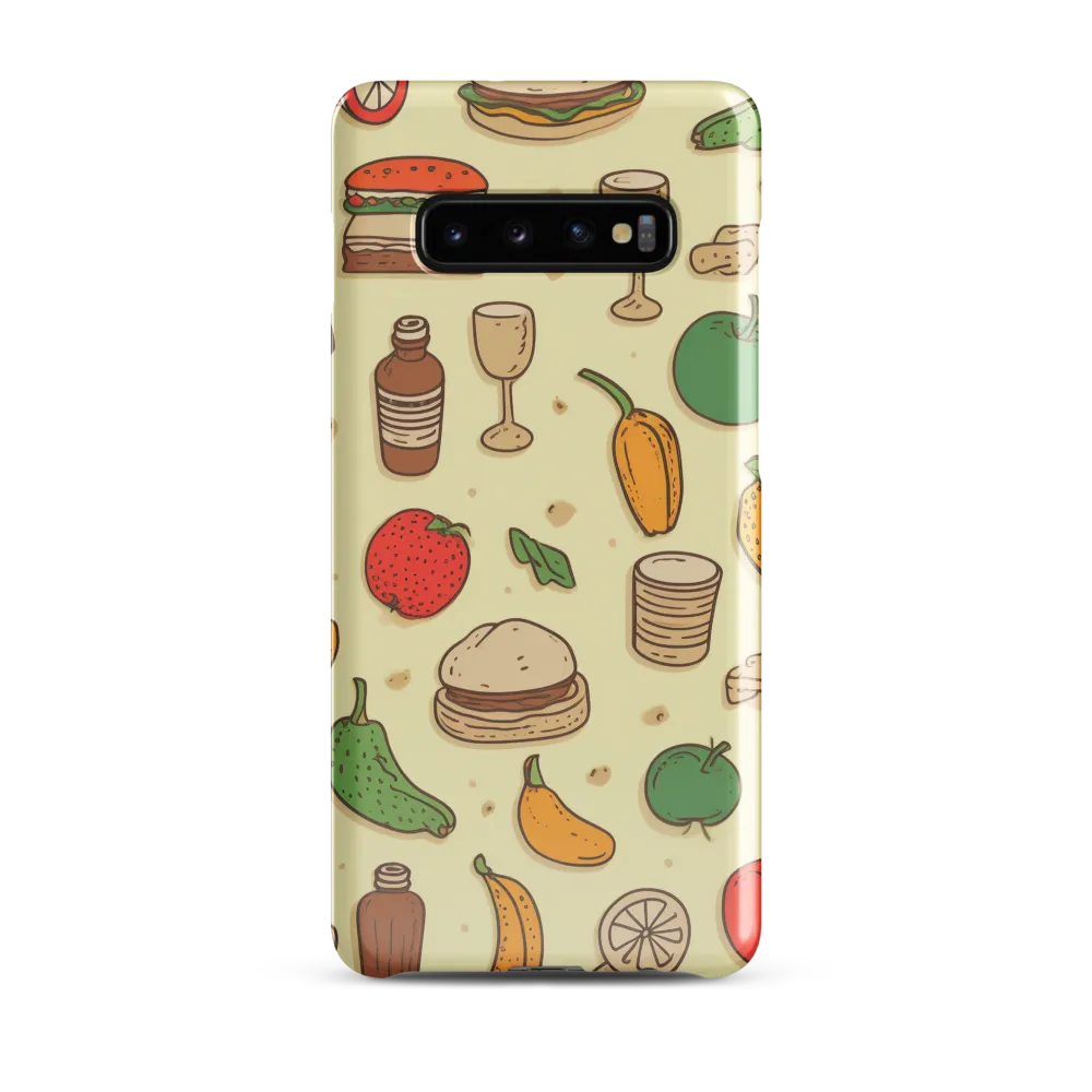 A Whimsical Feast of Colors | Phone Case |  S10 Plus | Snap Case | Glossy