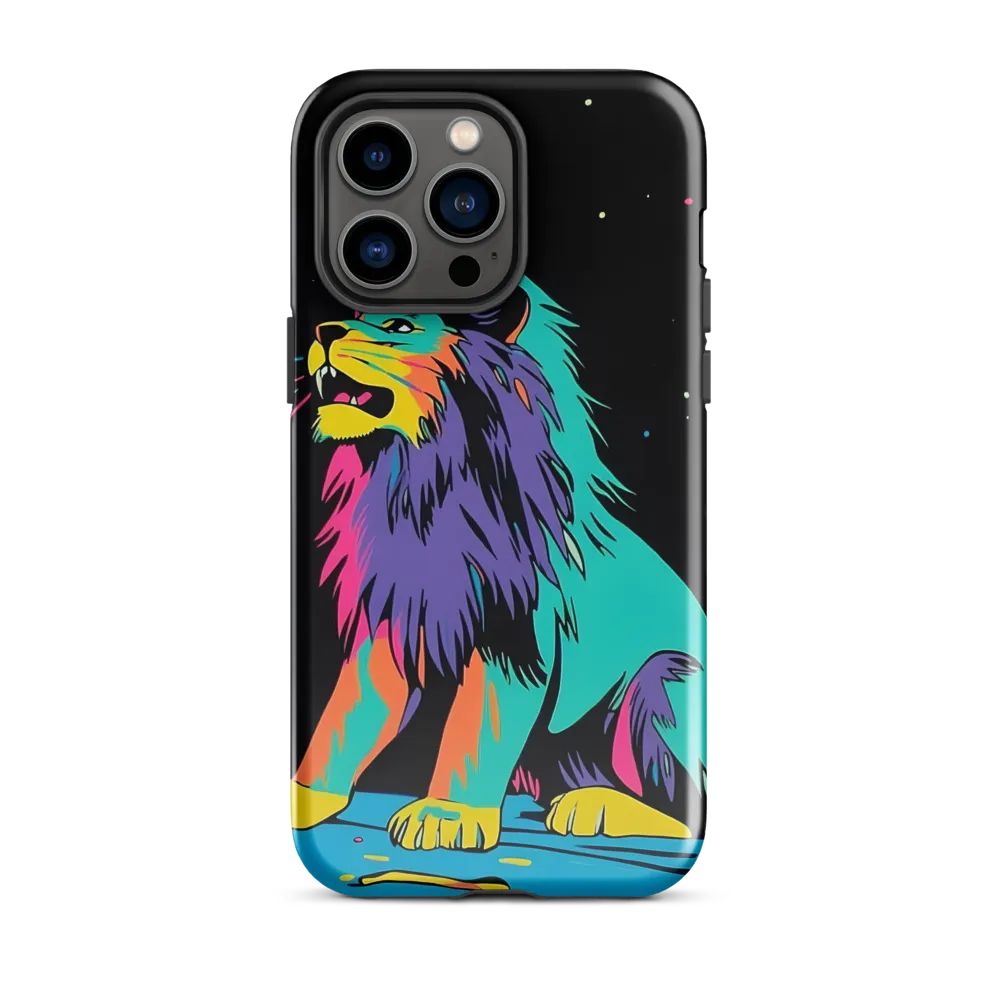 Roaring Colors: The Neon Lion