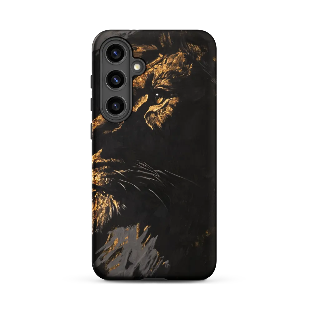 Majestic Gaze: The Golden Lion