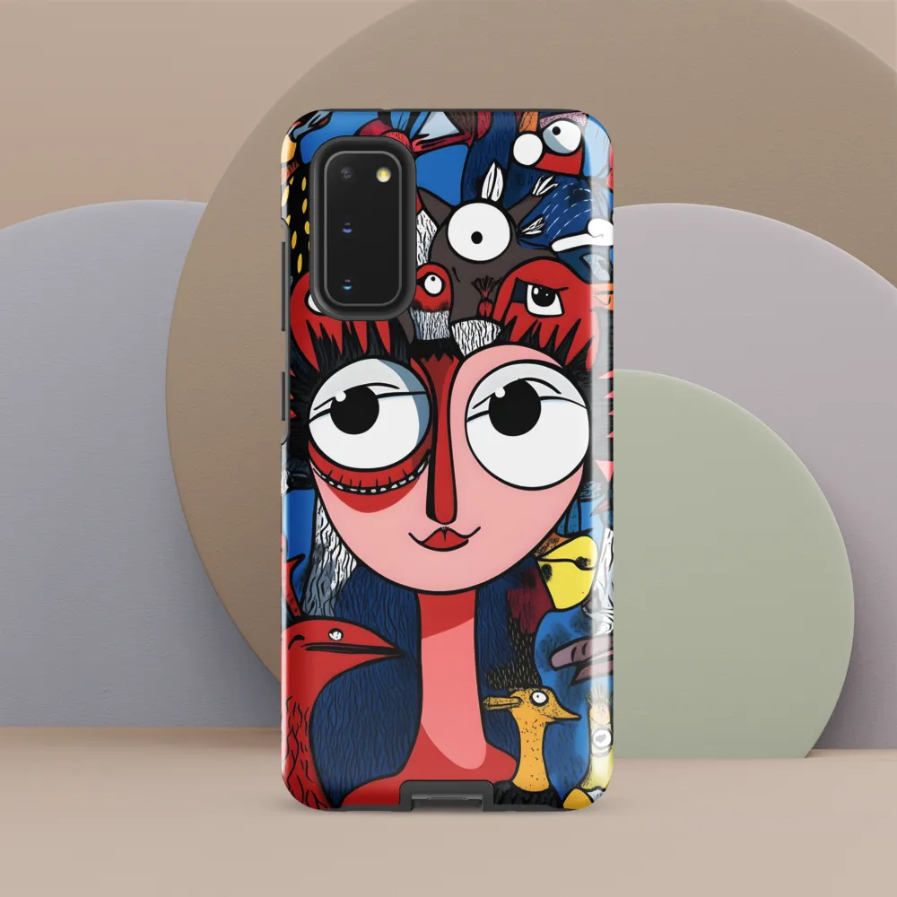 Whimsical Fusion | Phone Case |  S20 | Tough Case | Glossy