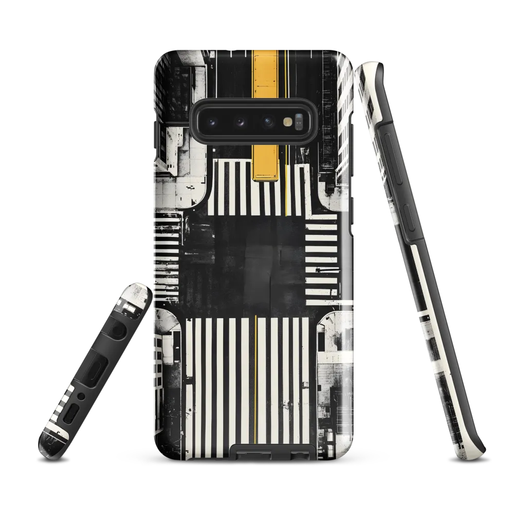 Urban Symphony: Aerial Intersection | Phone Case |  S10 Plus | Tough Case | Glossy