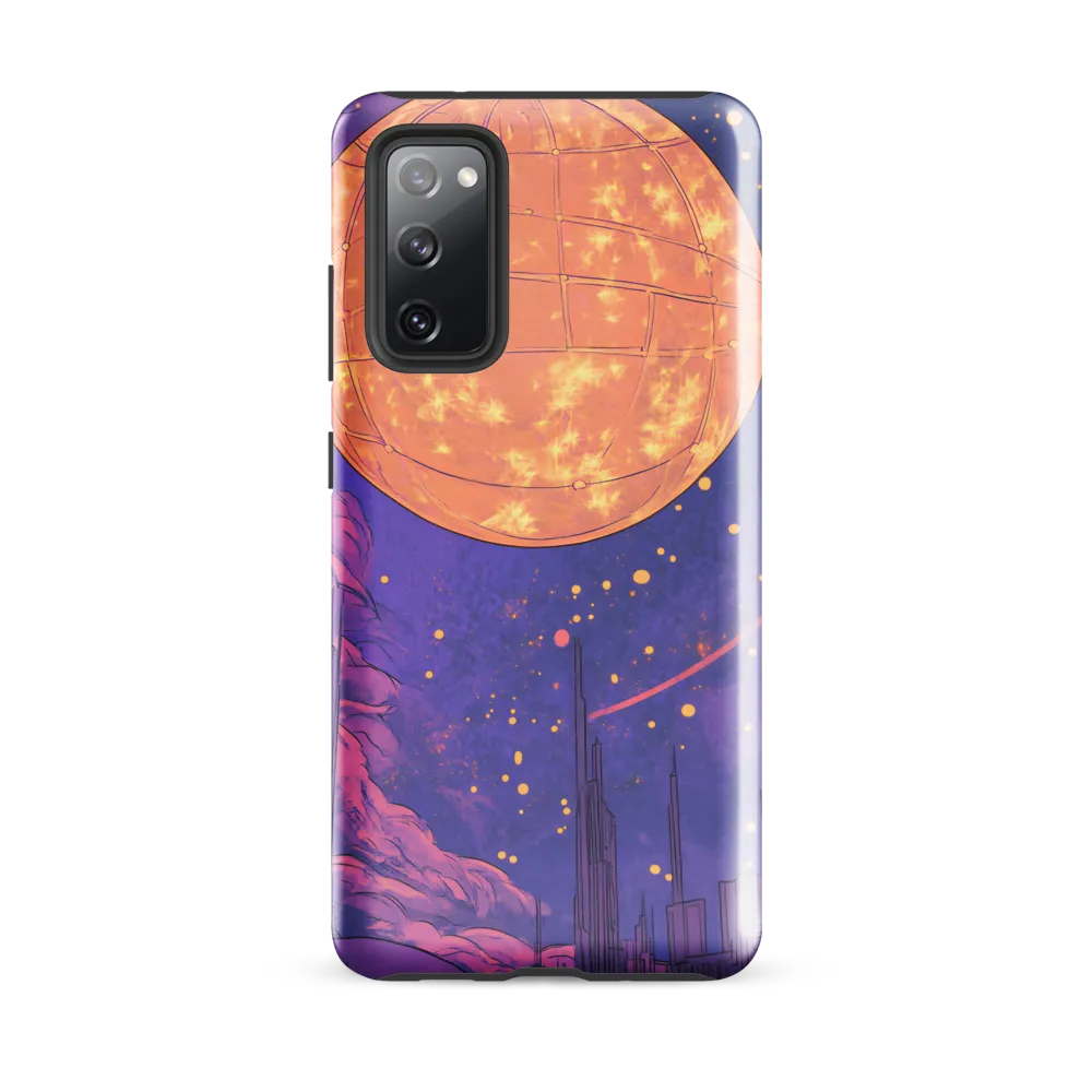 Celestial Cityscape: A Dance of Colors