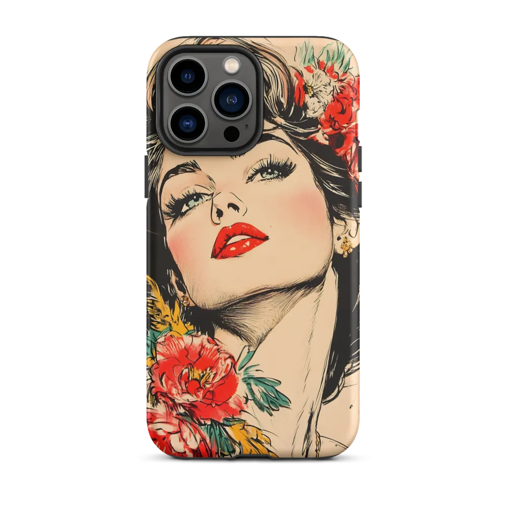 Radiance in Red: A Portrait of Elegance