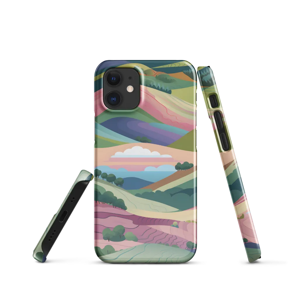 Harmonious Hills | Phone Case |  12 Mini | Snap Case | Glossy