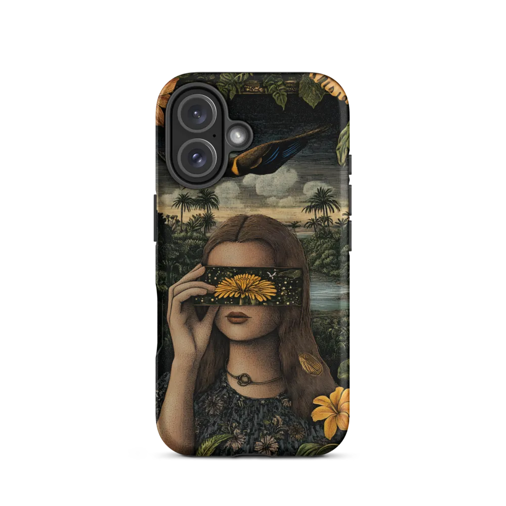 Veil of Nature: A Surreal Embrace | Phone Case