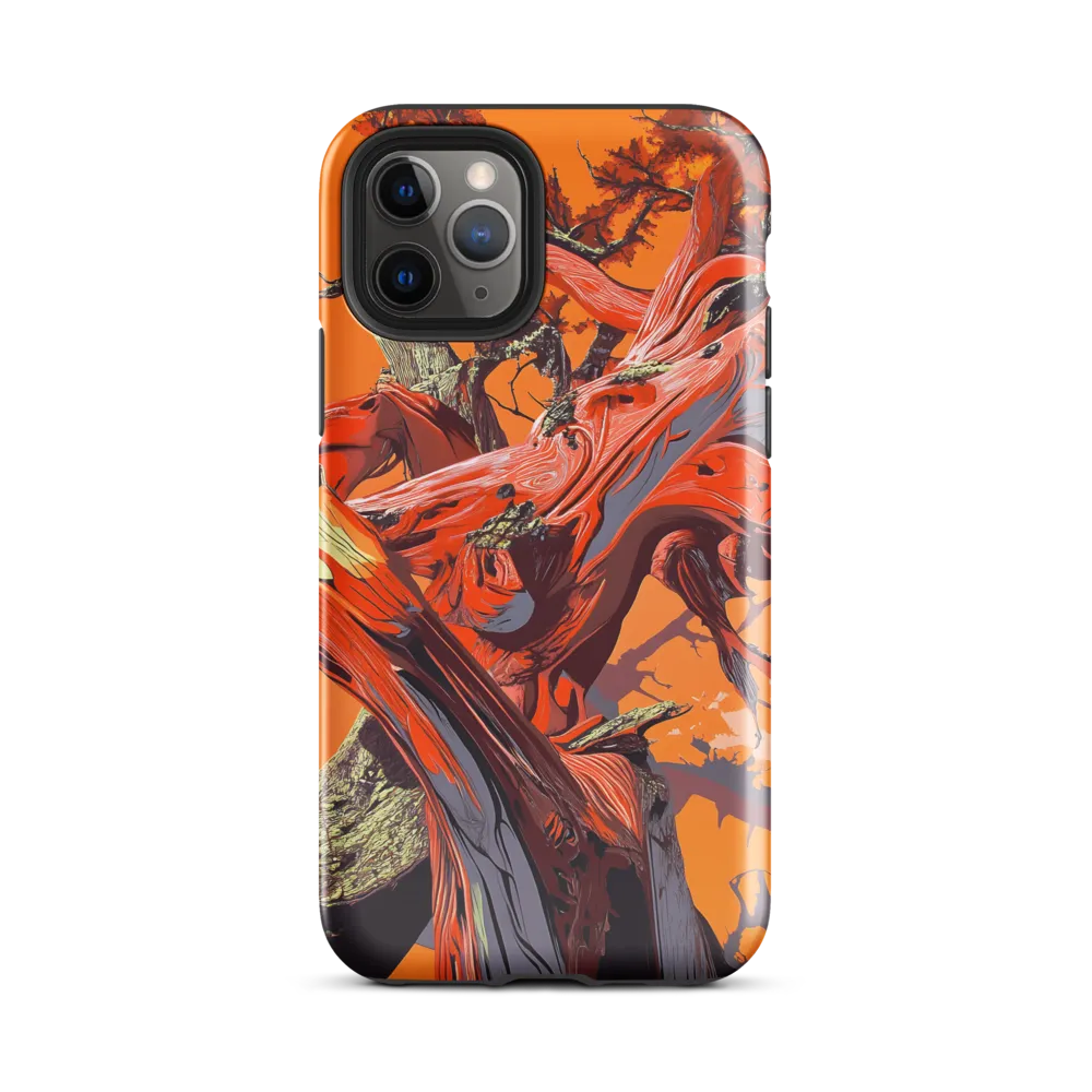 Life in Motion: An Abstract Tree | Phone Case |  11 Pro | Tough Case | Glossy