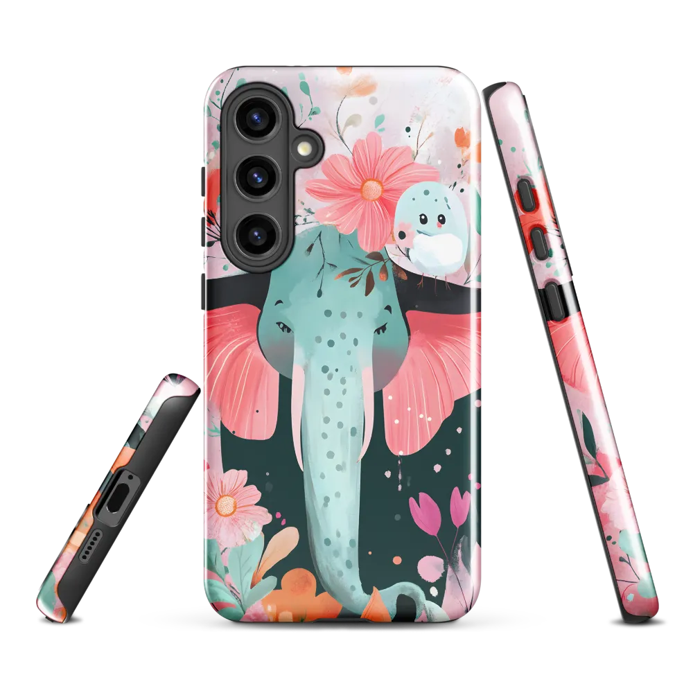 Whimsical Elephant in Bloom