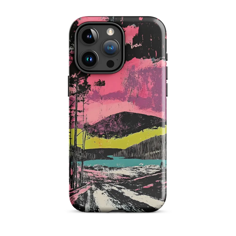 Vibrant Horizons: A Landscape in Contrast