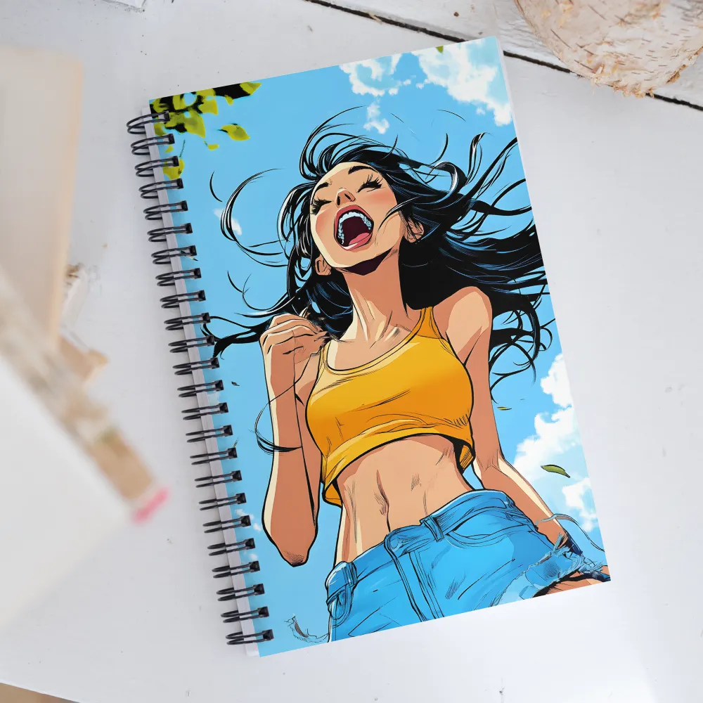 Joyful Summer Vibes | Spiral Notebook