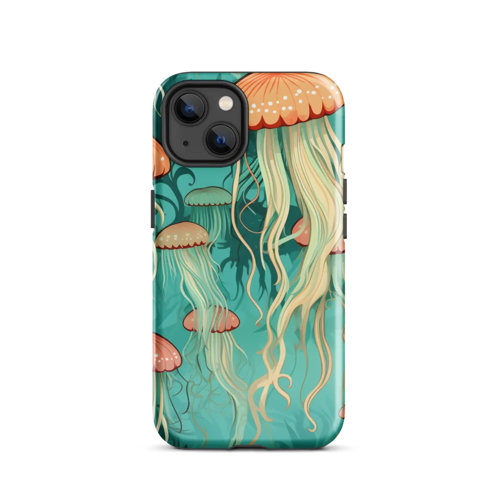 Ethereal Dance of Jellyfish | Phone Case |  13 | Tough Case | Glossy