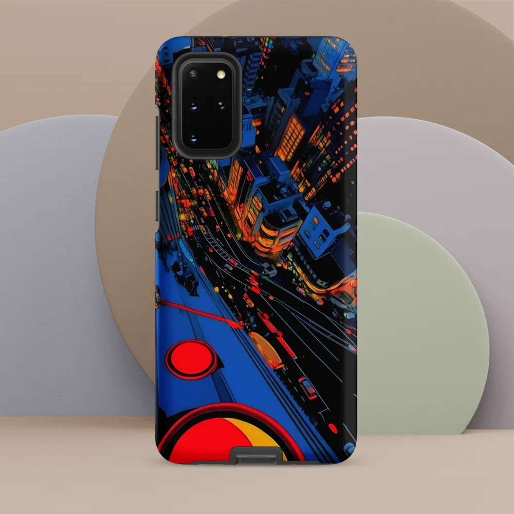 Vibrant Nightscape: A Futuristic City Overlook