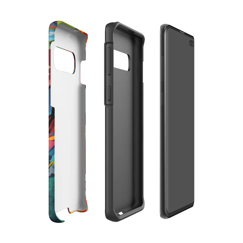Colorful Lizard: An Abstract Adventure | Phone Case |  S10 | Tough Case | Matte