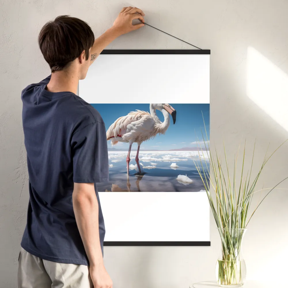 Graceful Solitude of a Flamingo