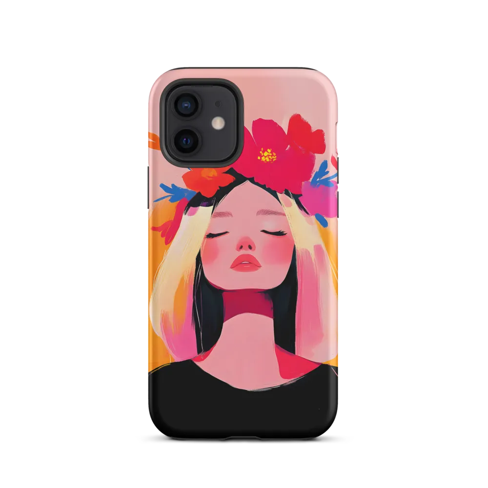 Floral Serenity | Phone Case |  12 | Tough Case | Matte