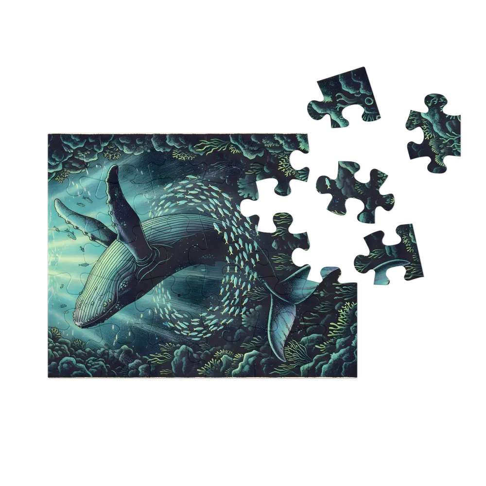 Humpback Rising 
 Jigsaw Puzzle in Tin Box